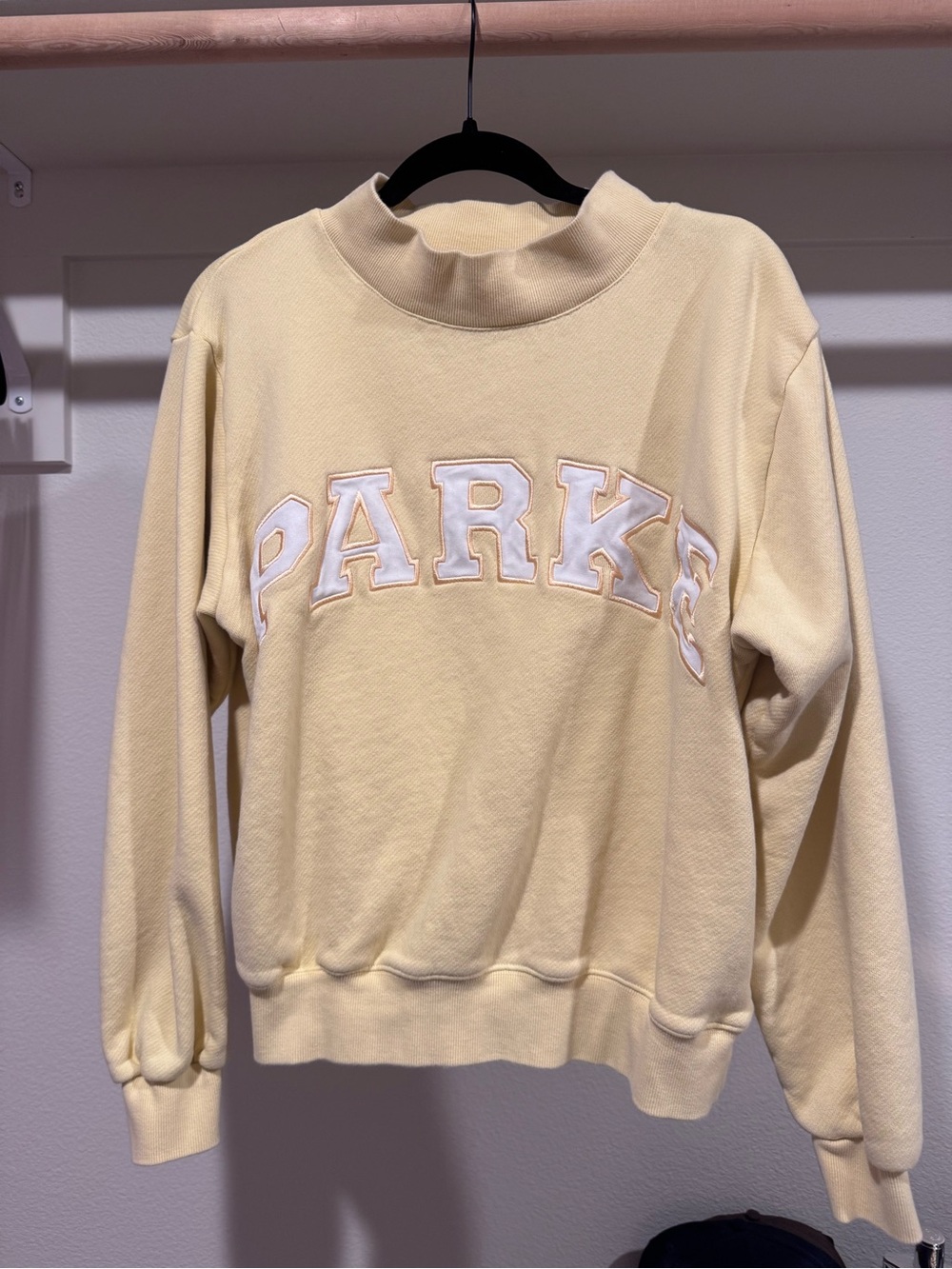 PARKE yellow Crewneck Sweatshirt